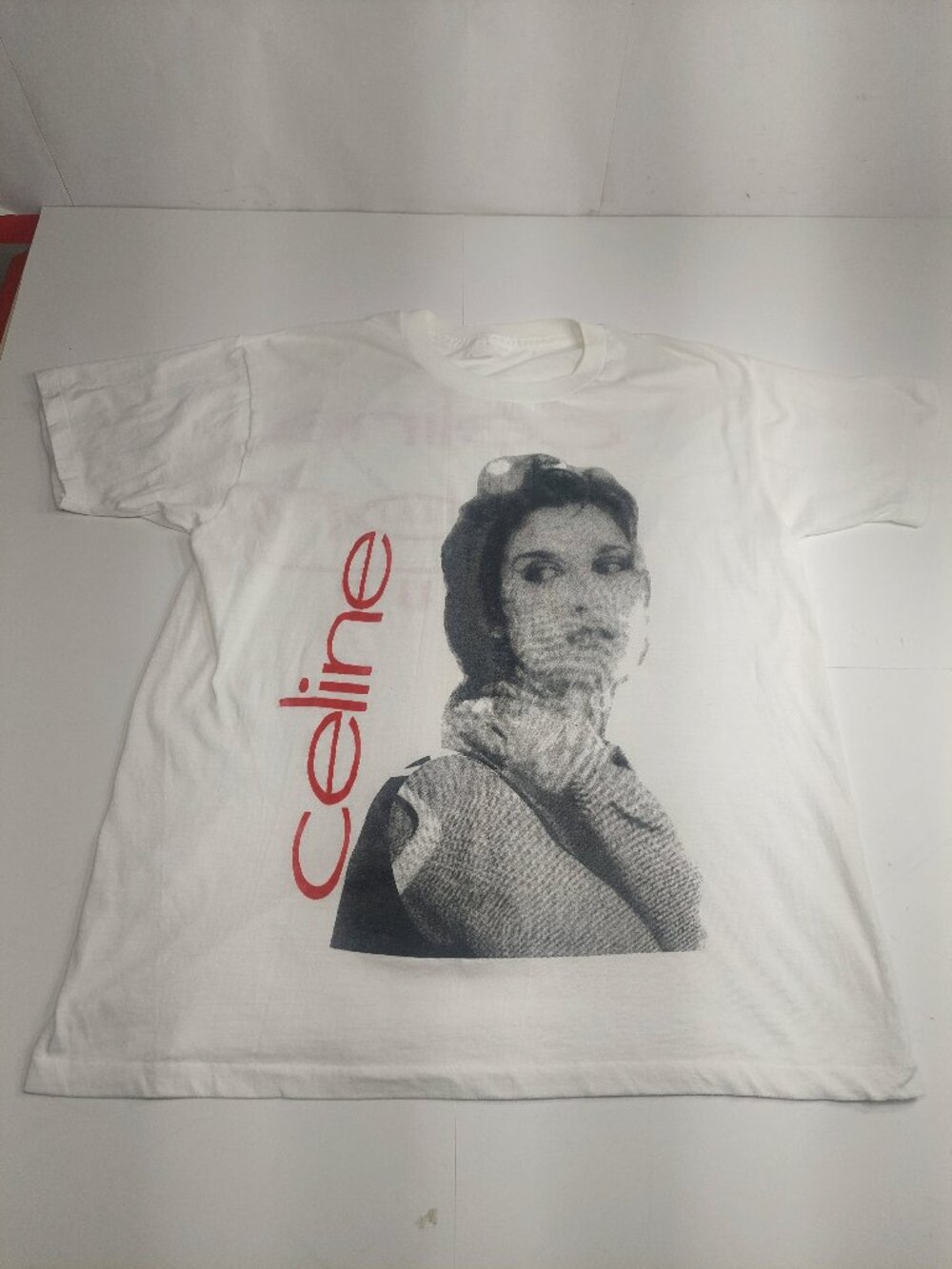 Vintage 1993 Celine Dion Tour T-Shirt Large White Size XL